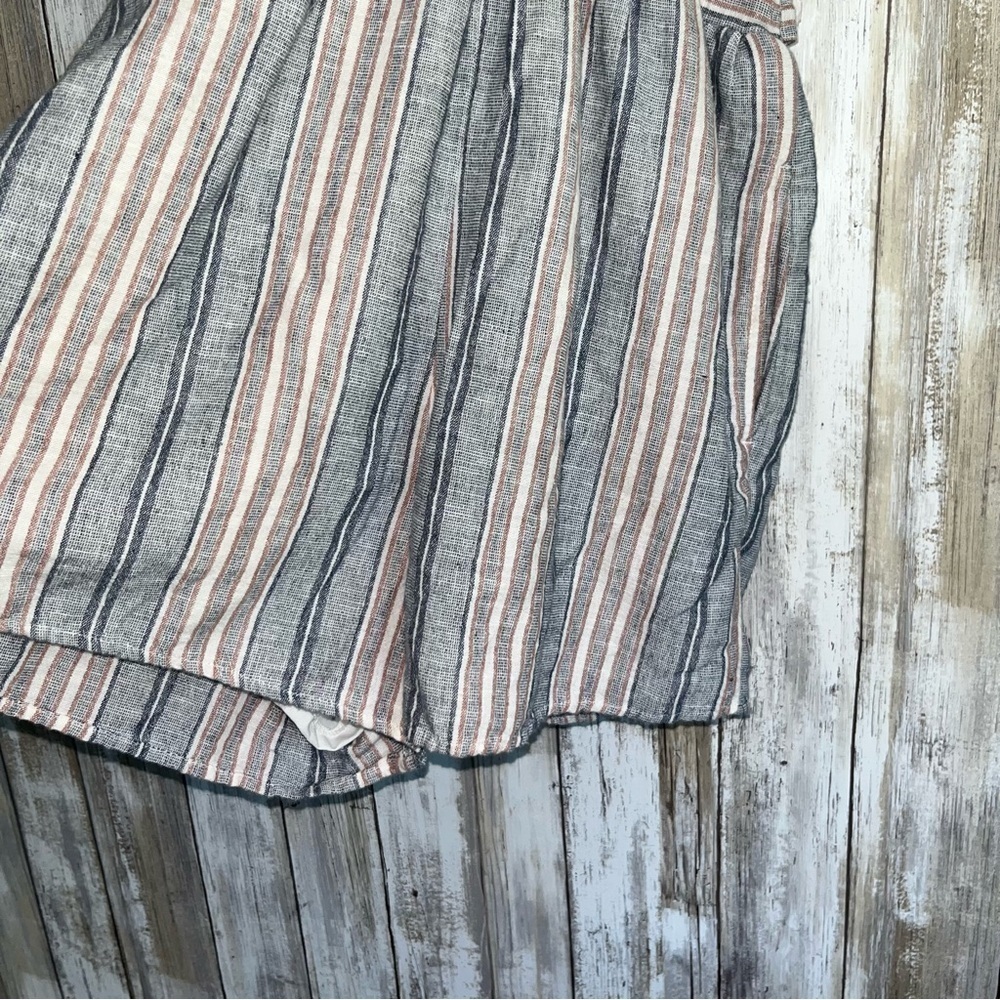 American Eagle Striped Kimono Sleeve Romper - Picture 4 of 10